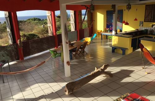 La Desirade House | the blue house and its garden