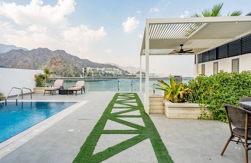 Sharm Villa | Grand 4BR Villa with Chilled/Heated Pool, Al Dana Island Fujairah