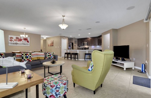 Crystal Cove House | Grand home with private screened pool, grill, streaming, W/D, & AC