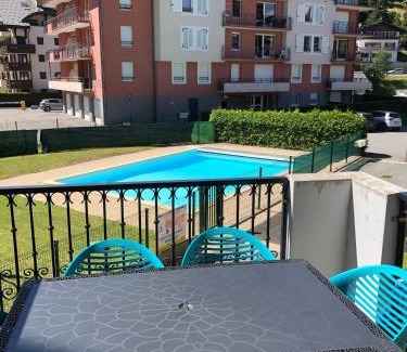 Saint-Gervais-les-Bains Apartment | Grand Panorama T2 aux pieds des télécabines "LE VALLEEN"