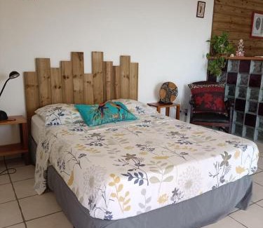 Le Carbet Apartment | grand studio en bas de villa avec vue sur mer au Carbet