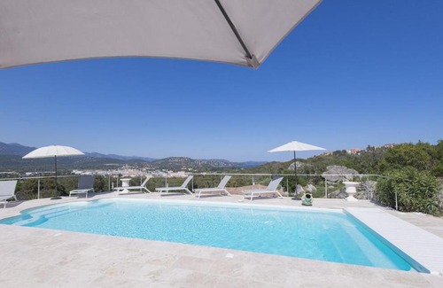 Porto-Vecchio Villa | Grande villa à Porto-Vecchio avec piscine, jacuzzi, sauna & fitness - Vue mer
