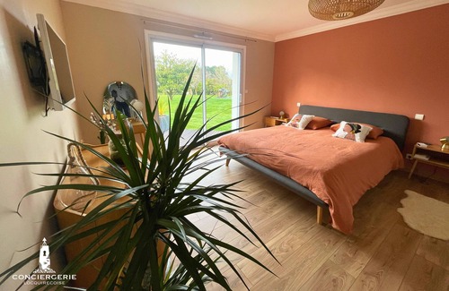 Plestin-les-Greves Villa | Grande Villa sur la Corniche Avec vue sur le Douron et la Baie de Locquirec