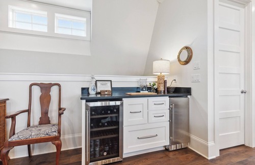 Bald Head Island House | Great New Indoor/Outdoor Island House with Elevator! Golf Course view on screened in porch