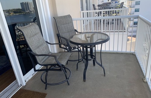 Holiday Isle Condo | Great view of Destin Harbor from the penthouse location.