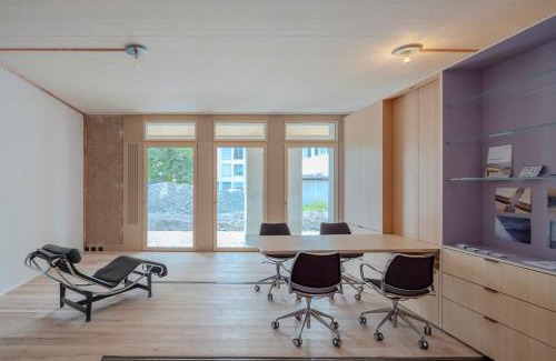 Widnau House | Green studio inside Europes largest hemp building, made by openly