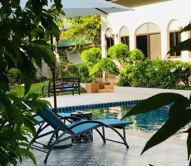 Ratsada House | Green View suite with private bathroom and kitchen