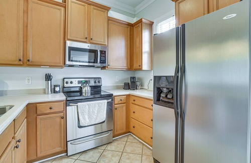 Downtown Greensboro House | Greensboro Townhome w/Fire Pit < 1 Mi to Downtown
