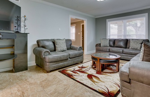 Timberlane House | Gretna Vacation Rental w/ Fire Pit & Backyard!