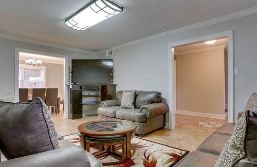 Timberlane House | Gretna Vacation Rental w/ Fire Pit & Backyard!