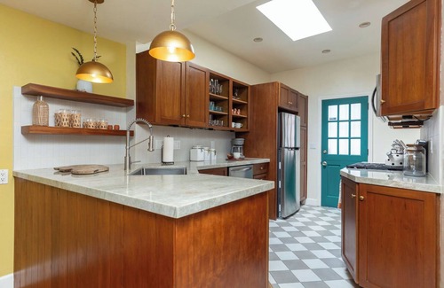 Crown Point House | Groovy Beach Bungalow w/Yard, FirePit & Parking
