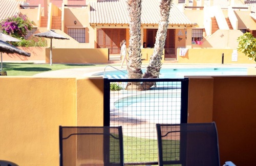 Mar de Cristal Apartment | Ground floor apartment, free wifi, patio, pool view