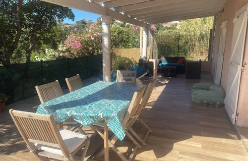 Pietrosella Apartment | Ground-floor villa, 70 m2, 1 min from the beach, sea view, close to shops