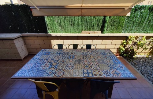 Els Griells Apartment | Ground floor with large terrace next to the beach