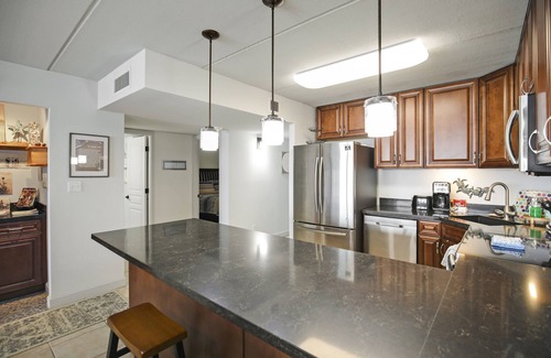Port Aransas Condo | Gulf Shores #603: Gorgeous Top Floor Beachfront View from Complete Remodel 2 Bedroom 2 Bathroom