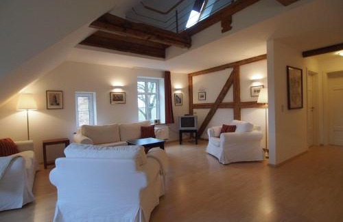 Gingst Apartment | Gut-Rattelvitz-Galerie-F-hochwertig-Sauna-Kamin-eTankstelle-Spielscheune-15-000qm-Park-Land