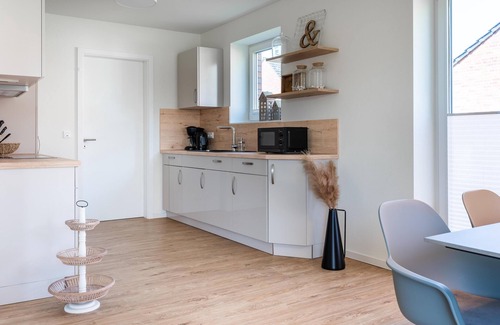 Butjadingen House | Haus Meerperle - Experience hygge. Sauna. Fireplace. Dogs welcome.