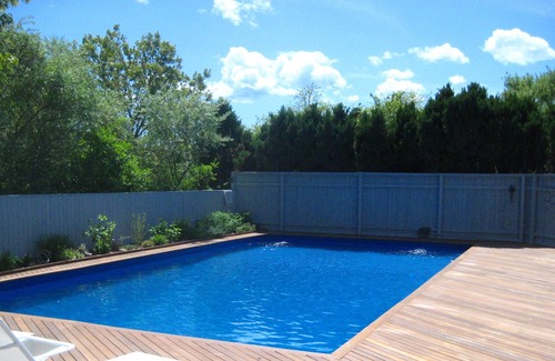 Beach Hampton House | Hamptons Designer Beach Home, Large Pool, 1 Block From Private Ocean Beach
