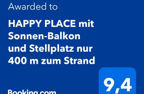 Scharbeutz Apartment | HAPPY PLACE mit Sonnen-Balkon und Stellplatz nur 400 m zum Strand