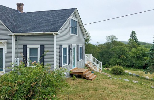 Machiasport House | Harbor-view home with beautiful yard & deck - walk to Jasper Beach