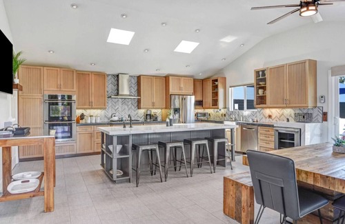 Sonoma House | Harvest Haven Palmer Farmhouse Pool Spa Putting Green Walk to DT