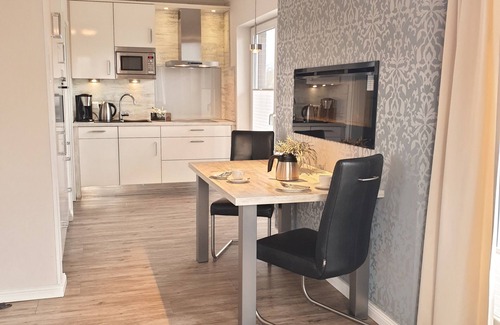 Borkum Apartment | Haus Borkum Flair 4stars, Apartment No. 1, 1bedroom, 2 terraces with garden