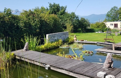 Steffisburg House | Haus mit Garten, Sauna, Biotop und Feuerstelle