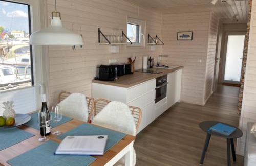 Schleswig House | Hausboot bikini mit Dachterrasse in Schleswig am Ostseefjord Schlei