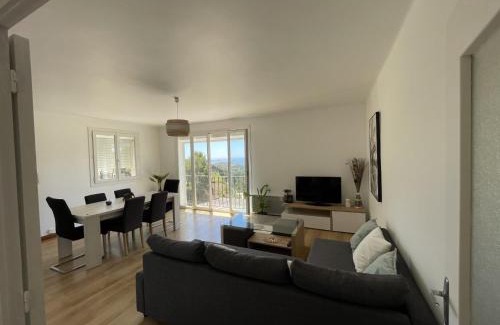 La Cadiere-d'Azur House | Haut de villa, vue mer panoramique