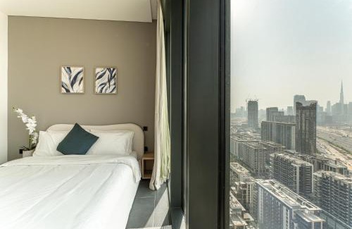Nad Al Sheba Apartment | HAVN - 2 Bedroom at The Crest, Dubai Skyline Views