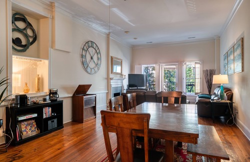 Wilmington Condo | Heart of Downtown Wilmington ILM - Sleeps 12! Sauna, walking distance to a lot.