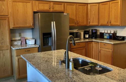 Rancho Vistoso House | Heated Pool-Spa! Epic Mountain Views! BBQ, Firetable, Parks, Trails, Tennis.