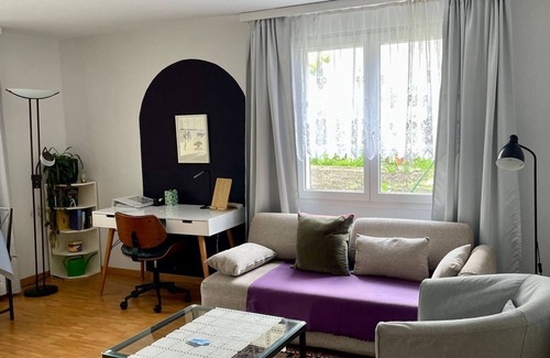 Bad Zurzach Apartment | Helle Gartenwohnung mit Sitzplatz