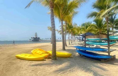 La Puntilla Apartment | Hermoso condominio con playa privada valla gardens 2002