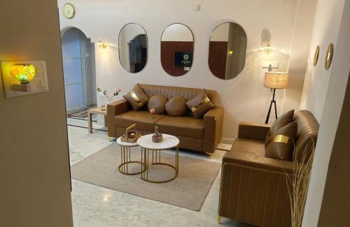 Banjara Hills Apartment | Hidden Gem - Private 1BHK, Fully Furnished Elegant Stay with Indoor Canopy & Fast Wi-Fi
