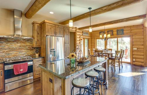Deadwood House | Hike, Fish and More Grand Cabin with Decks in Sturgis