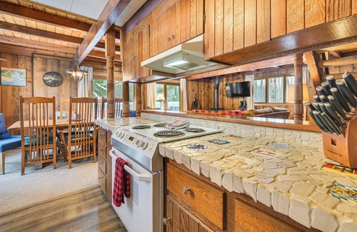 Bellaire Cabin | Hike, Golf & Explore: Cabin w/Deck in Bellaire!