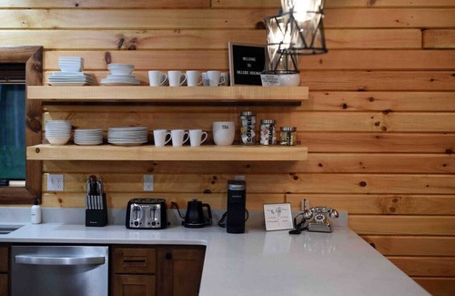 McHenry Cabin | Hillside Hideaway · Pool, HotTub, FirePit, EVCharger, & Great Location