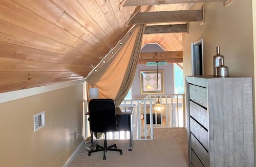 Macon House | Hilltop A-frame with firepit