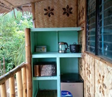 Coron Town Proper Ski Chalet | Hilltop chalet, with AC, private bathroom, kitchen & balcony with views