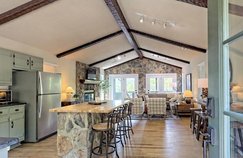Sky Valley House | Hilltop Cottage with Hot Tub in Sky Valley, Ga
