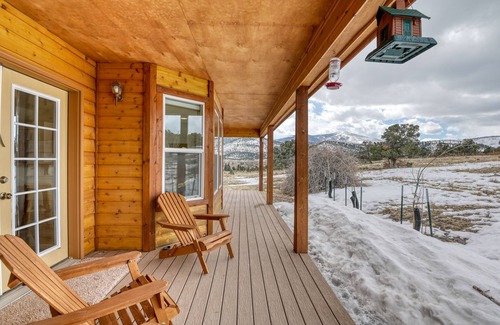 Alpine Village House | Hilltop Home w/Great Mountain Views, Back Porch, WiFi, W/D & Attached Garage