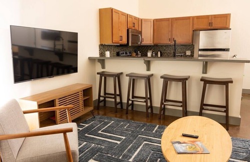 Roanoke Apartment | Historic brick charm 1BR downtown