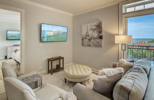 South of Broad Condo | Historic Charleston – South of Broad with Gorgeous Water and Sunset Views
