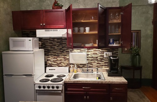 Albany Apartment | Historic Queen 1800's Studio Across From Washington Park!