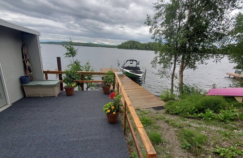 Big Lake Cabin | Historical cabin on Big Lake with Lake access, shared dock with private deck