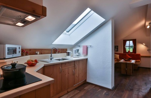 Ramsau Apartment | Hoher Göll - 2-zimmer-ferienwohnung, 2 Personen, Ostbalkon, 44qm, Safe, Küche