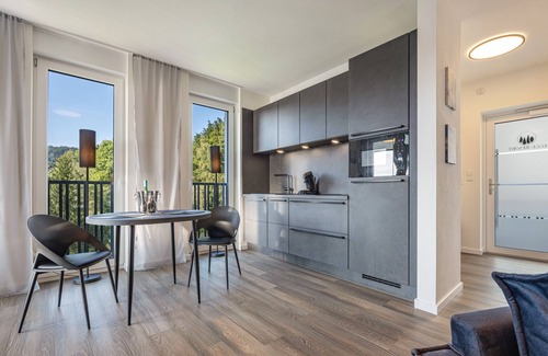 Altenbeken Apartment | Holiday Apartment "Egge Resort 7c" with Balcony, Whirlpool and Sauna