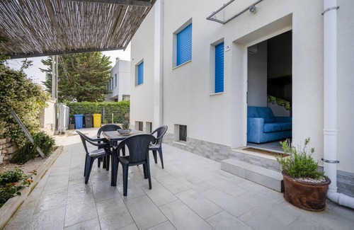Savelletri Apartment | Holiday Apartment "Gufo Di Mare - Celeste" with Sea View, Private Terrace