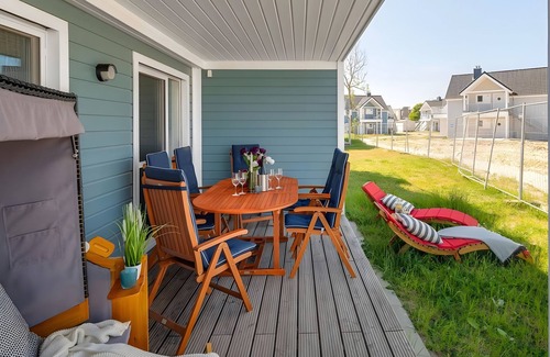 Olpenitz Apartment | Holiday Apartment 'Maltes' with Sea View, Private Terrace and Wi-Fi